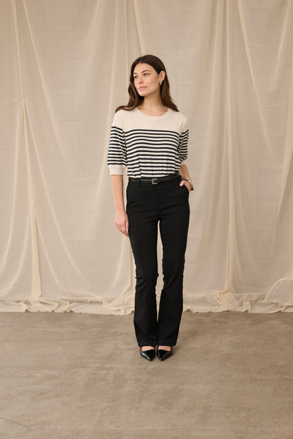 Culture CUbengtha Long Flare Pants Black