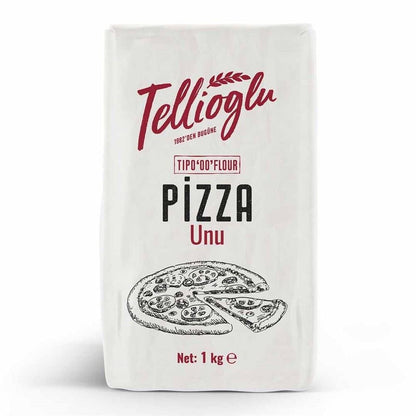 Tellioglu pizzamel Tipo '00' for den perfekte pizzabunnen (1kg)