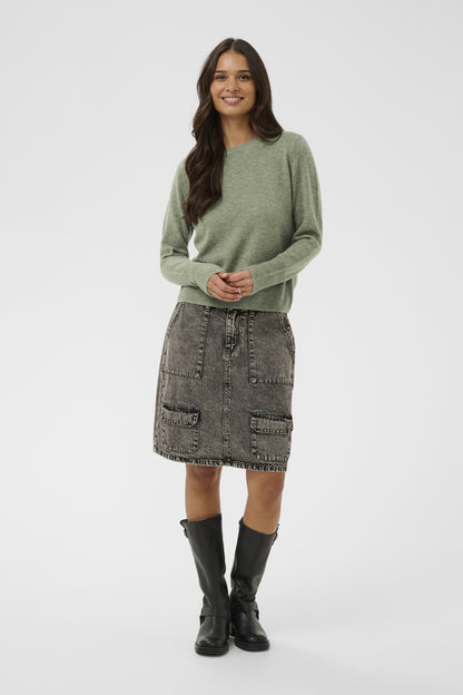 Kaffe Clothing KAcashie Ullgenser Sea Spray Melange