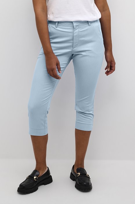 Kaffe Clothing KAlea Capri Pant Faded Denim