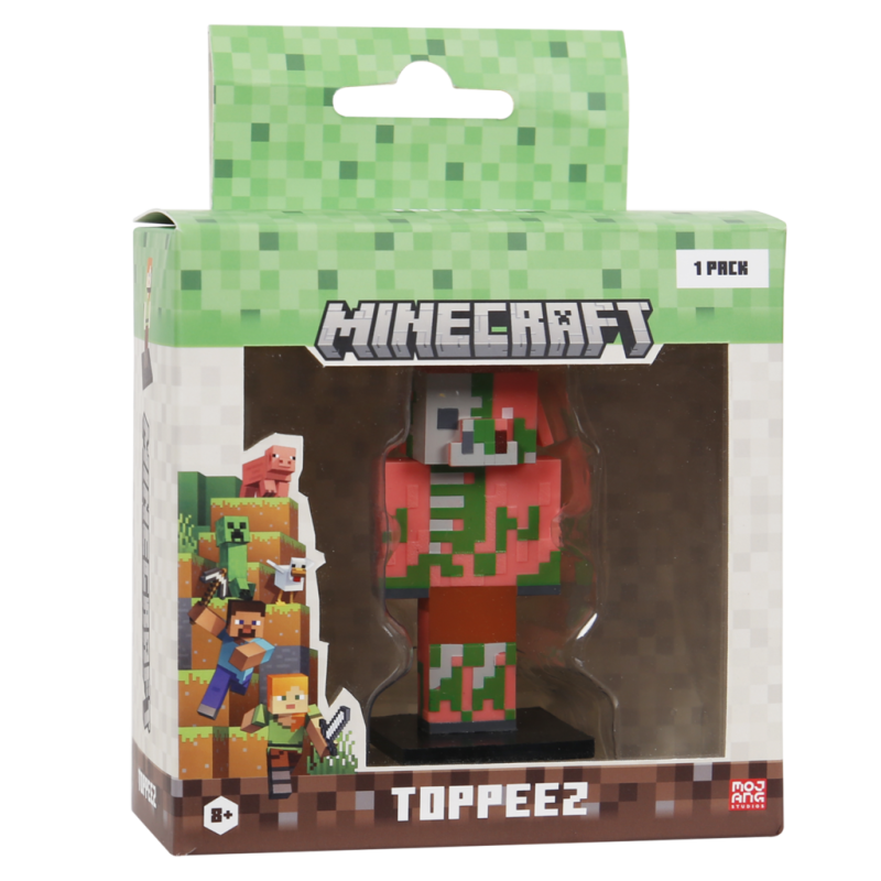 MINECRAFT 3D TOPPEEZ 1 PACK VINDU BOKS