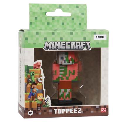 MINECRAFT 3D TOPPEEZ 1 PACK VINDU BOKS