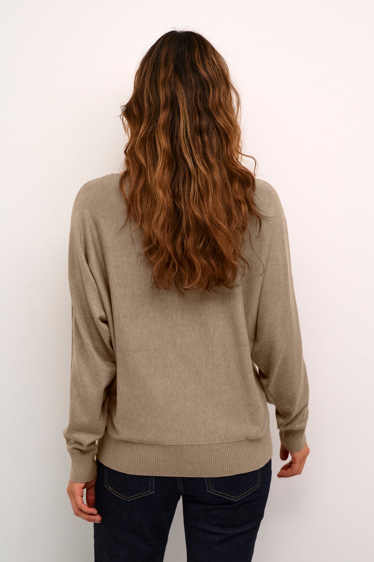 Culture CUannemarie Batwing Jumper Dune Melange