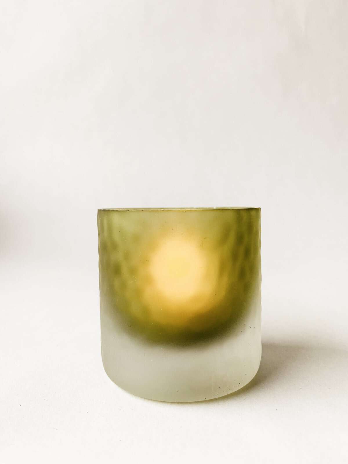 Trend Lysglass Matt Grønn 6,5×6,5 cm