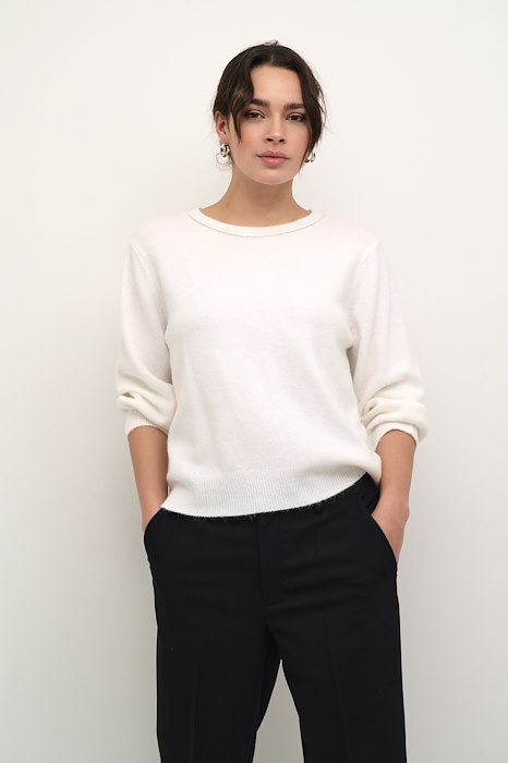 Kaffe Clothing KAmeridith Pullover Chalk