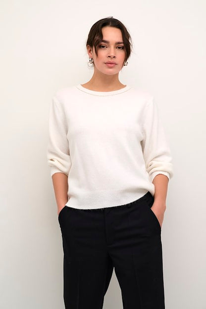 Kaffe Clothing KAmeridith Pullover Chalk