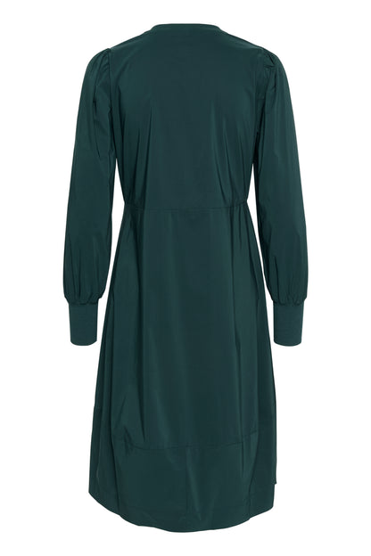 Culture CUantoinett Rib Dress Botanical Garden - Green