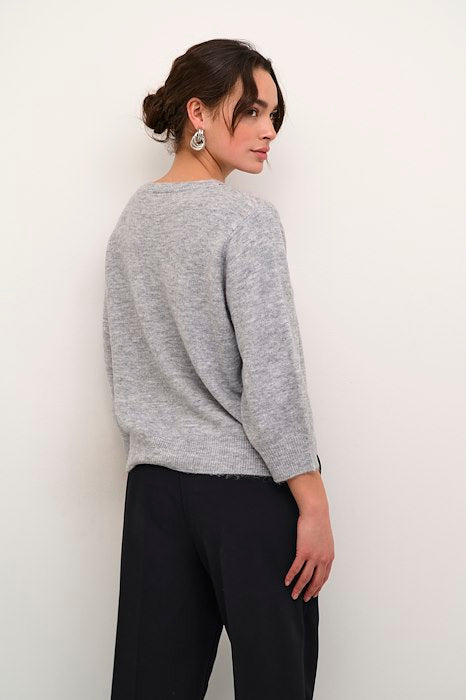 Kaffe Clothing KAmeridith Pullover Grey Melange