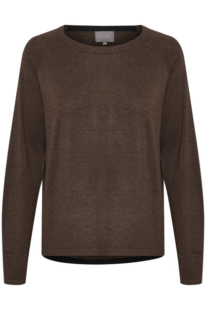 Culture CUannemarie Solid Jumper Demitasse Melange