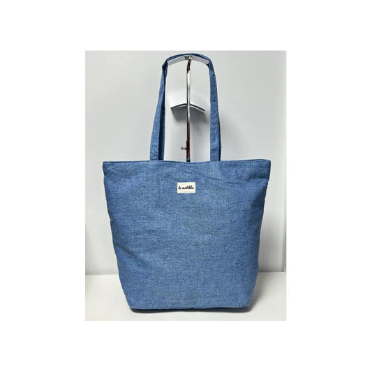 La Mathilda Totebag Veske Jeansblå