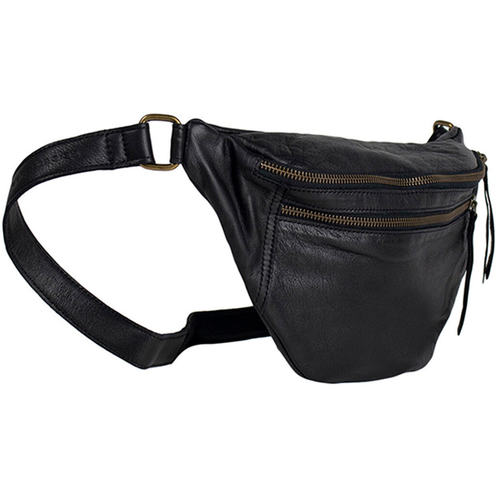 RE:DESIGN Bumbag Faust Urban Sort 100% Skinn