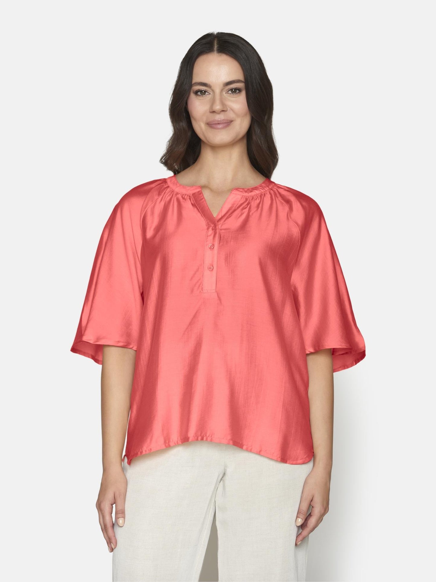 B.Copenhagen Lyocell Bluse Melon