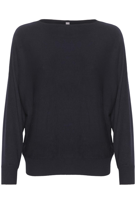 Culture CUannemarie Batwing Jumper Salute (Mørk Blå)