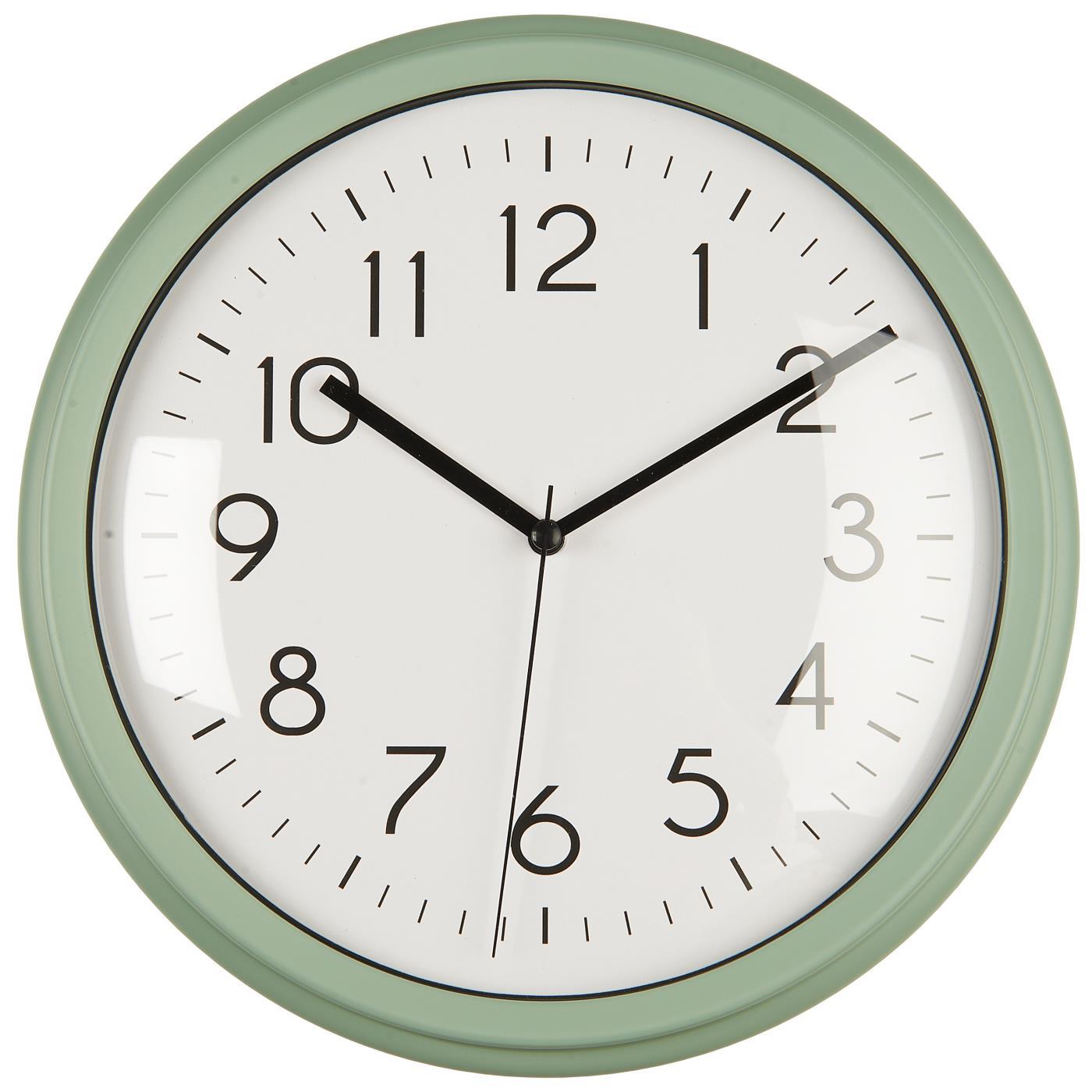 Ib Laursen Veggklokke Støvgrønn