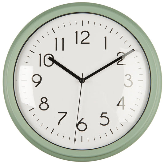 Ib Laursen Veggklokke Støvgrønn