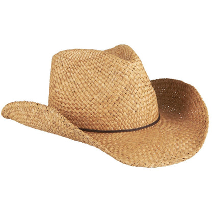 Ib Laursen - Solhatt i flettet strå med bred skygge