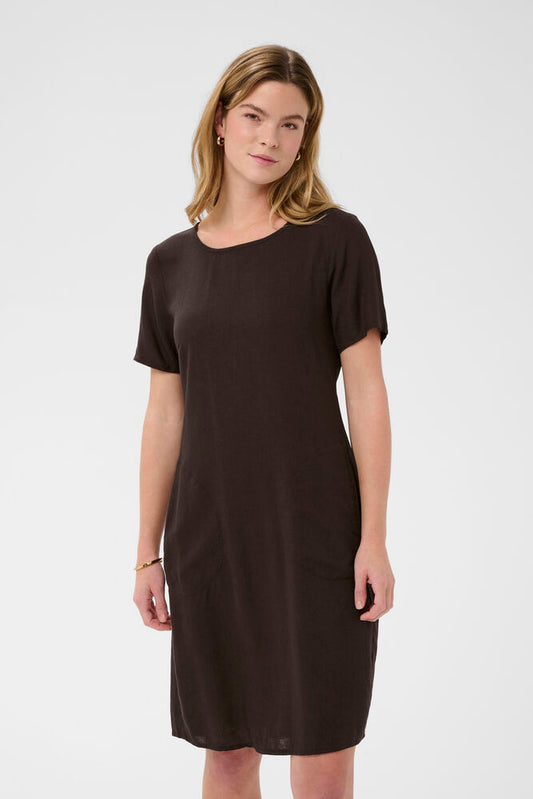 Kaffe Clothing Kamilia Dress Black Coffee