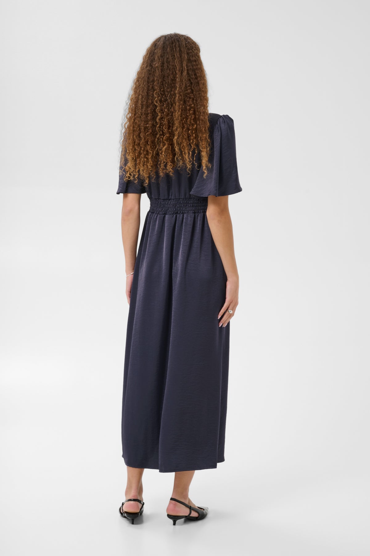 Kaffe Clothing KAgunhild Long Dress Graphite