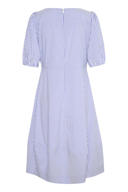 Culture CUabigail Puff SS Dress Mazarine Blue
