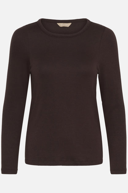 Culture CUnia Juliet LS T-Shirt Coffee Bean