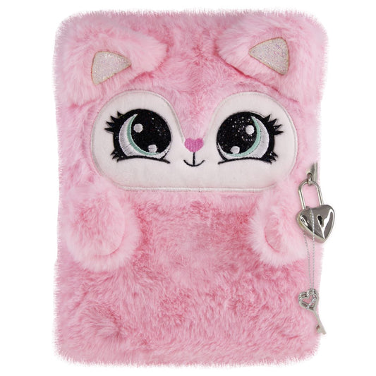 Dagbok Plysj Katt Rosa Tinka