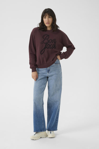 Kaffe Clothing KAberta Sweatshirt Fudge