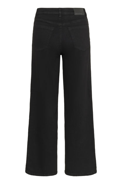 Kaffe Clothing KAmeadow HW Reg Fit Jeans Black Deep 32 tommer