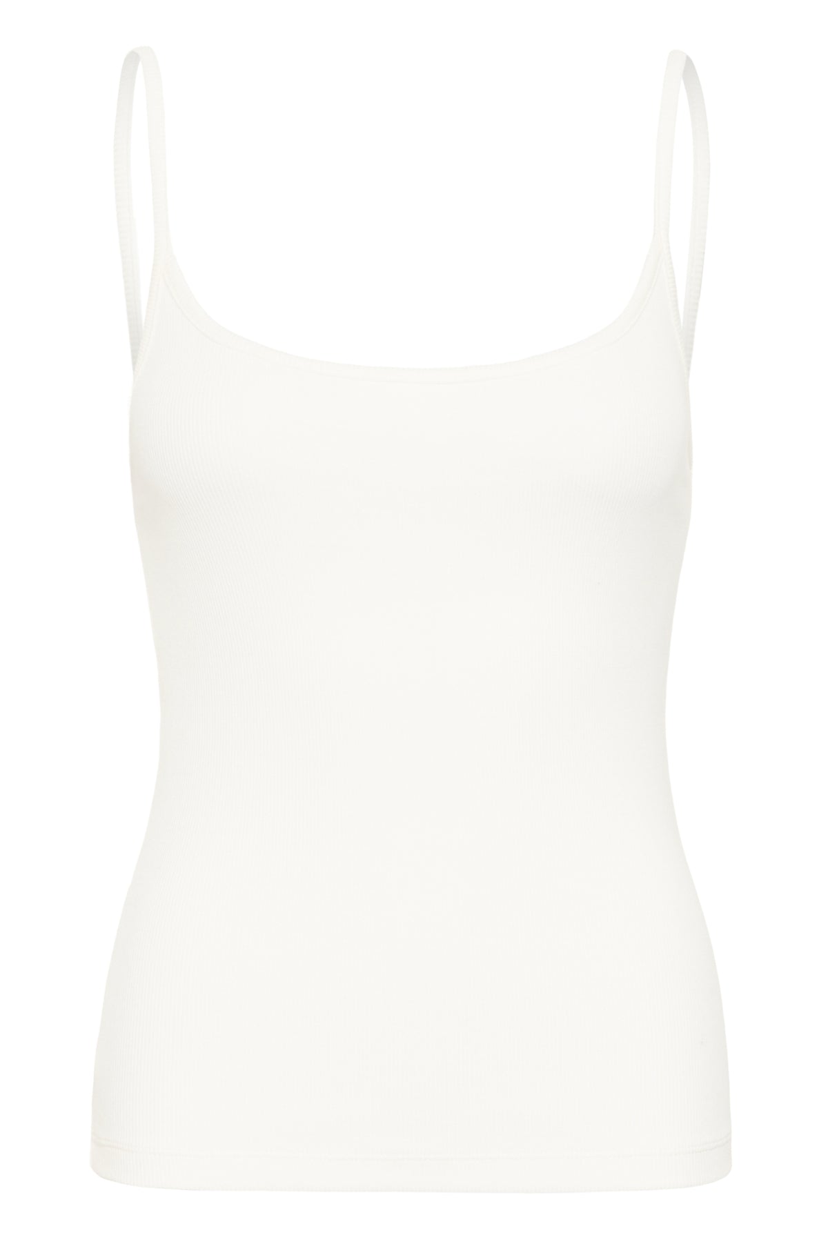 Kaffe Kacarna - Hvit singlet med tynne stropper