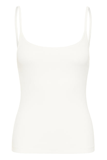 Kaffe Kacarna - Hvit singlet med tynne stropper
