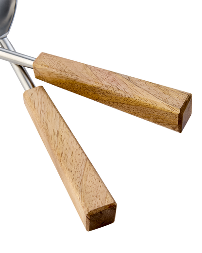 Affari NICO Salatbestikk, Naturfarget/sølvfarget