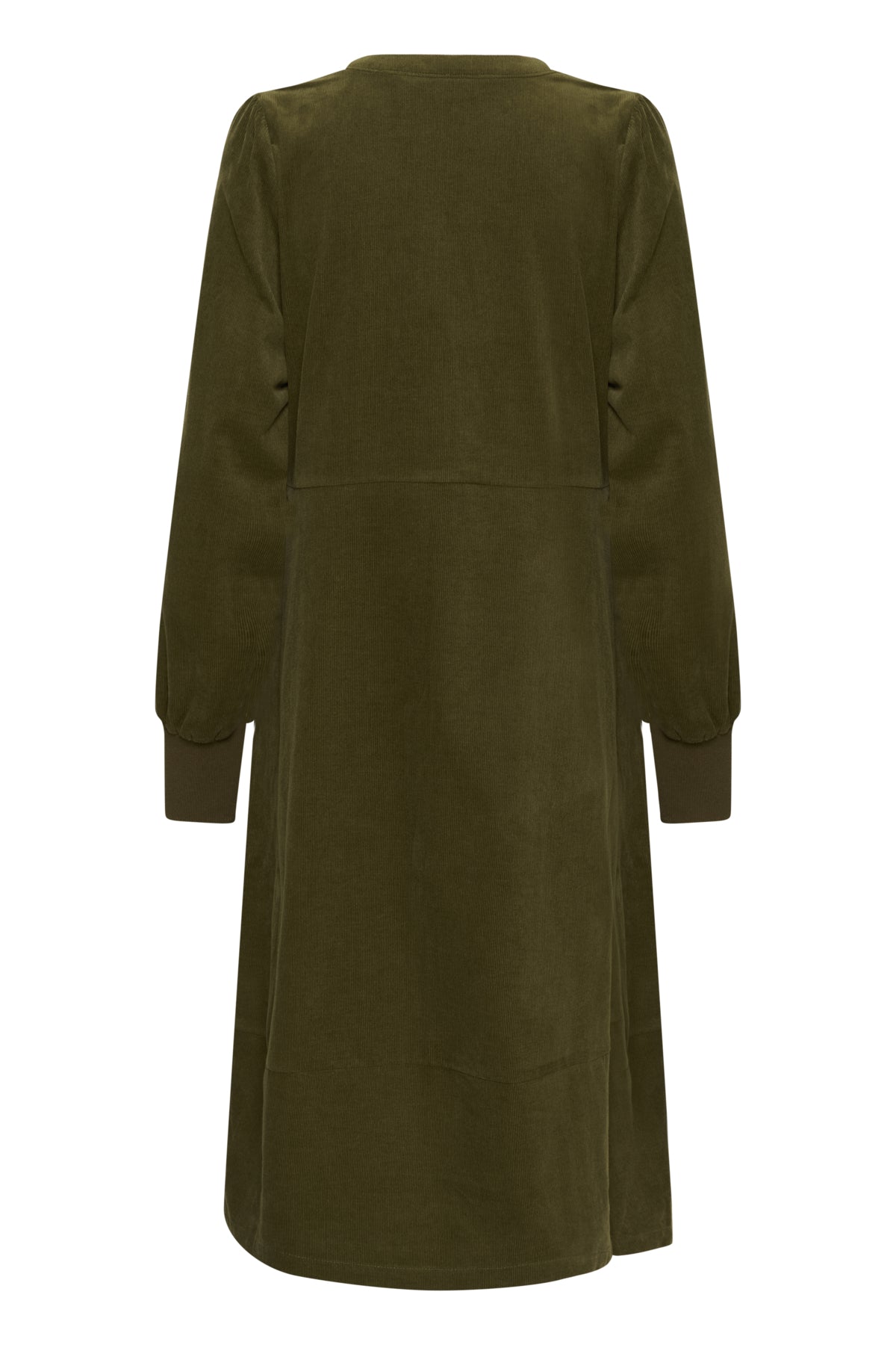 Culture CUrhaena LS Dress Burnt Olive Green