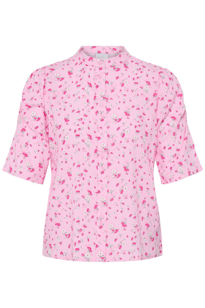 Ichi IHvera – Rosa bluse med blomsterprint