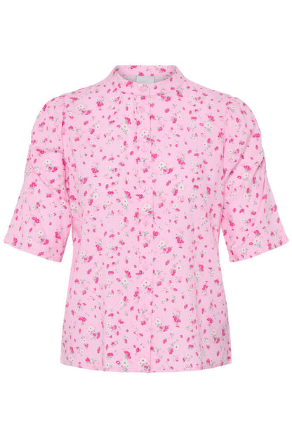 Ichi IHvera – Rosa bluse med blomsterprint