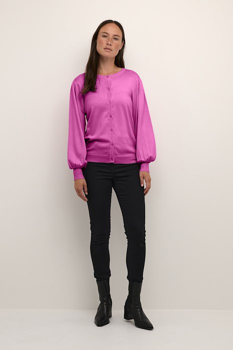 Kaffe Clothing KAlizza Cardigan Festival Fuchsia