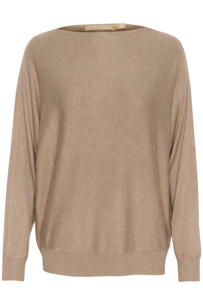 Culture CUannemarie Batwing Jumper Dune Melange