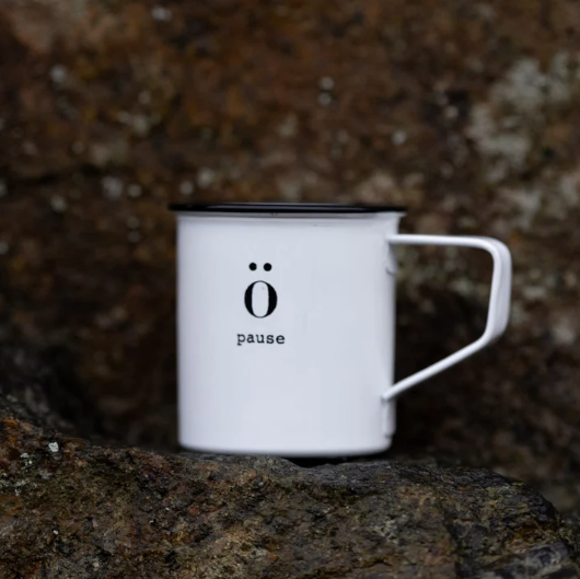 Sögne Home Emaljekopp "Pause" Liten