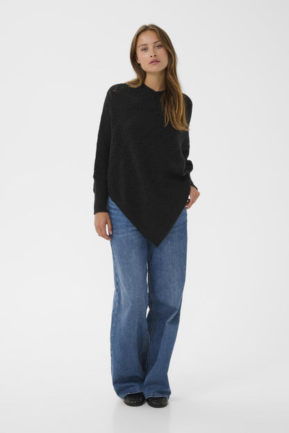 Kaffe Clothing KAoline Poncho Black Deep