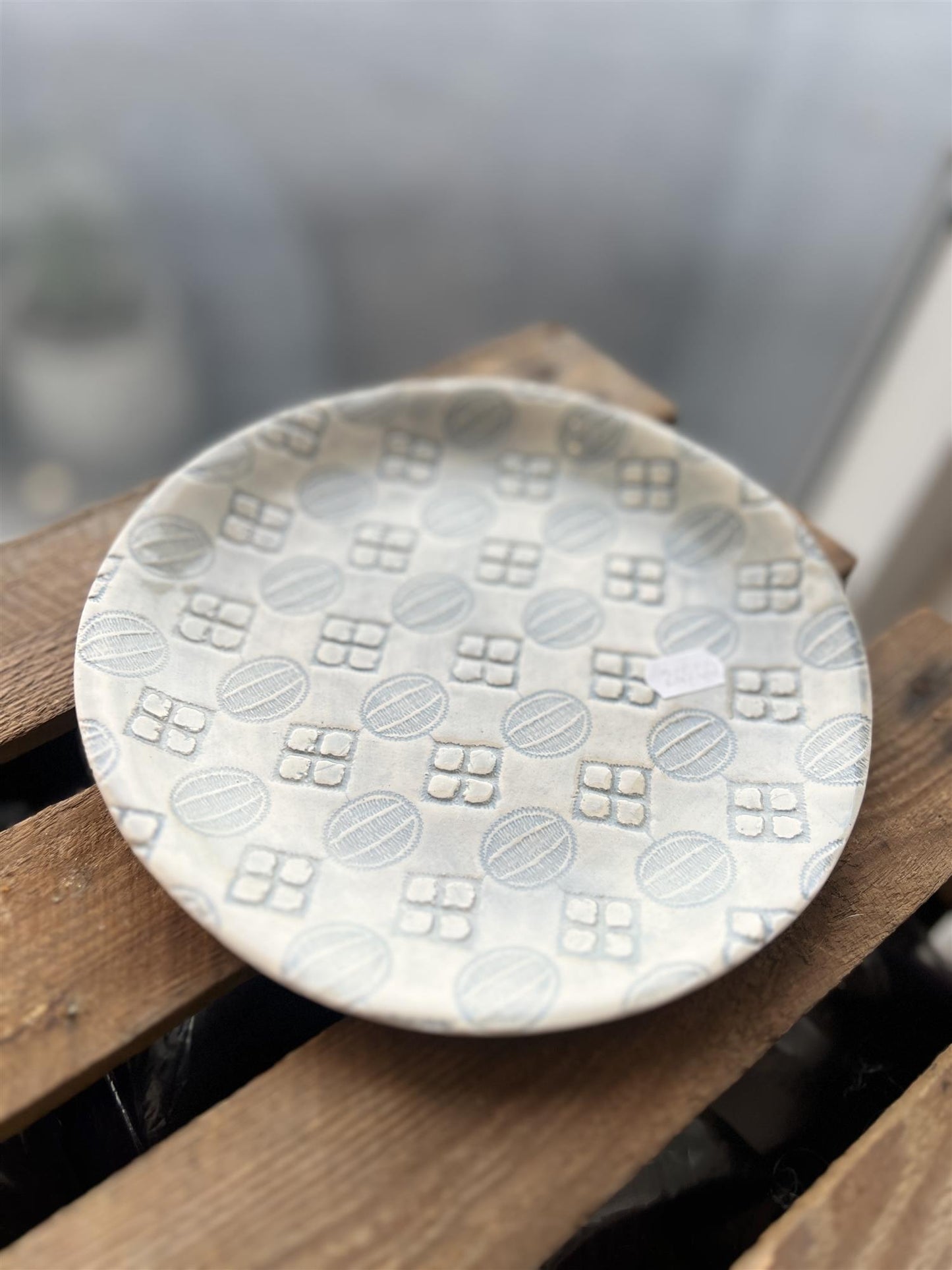 Wonki Ware Tallerken 22,5cm - Gråblå