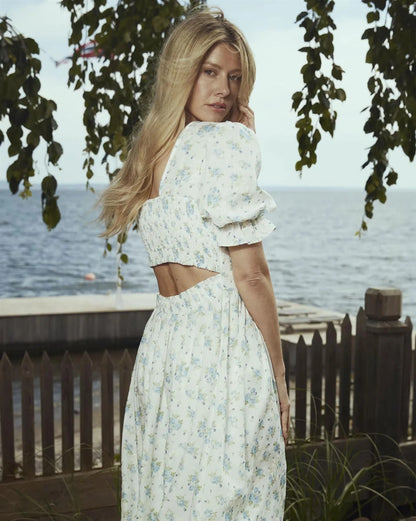 Helen Flower Dress - Pink