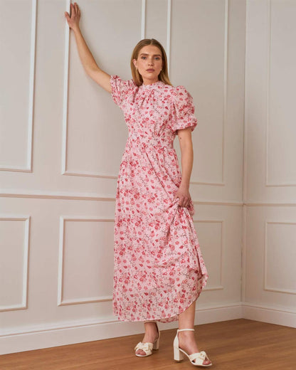 Floyd Kjole Emmeli Flower Pink