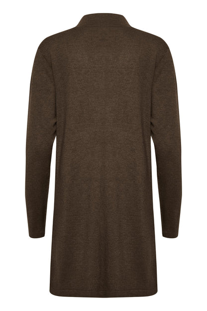 Culture CUannemarie Long Cardigan Demitasse Melange