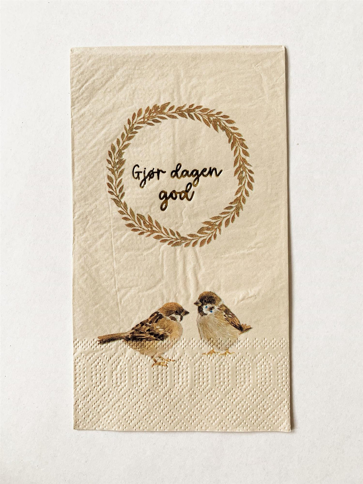 Trend Design Serviett buffet «Gjør dagen god» to fugler