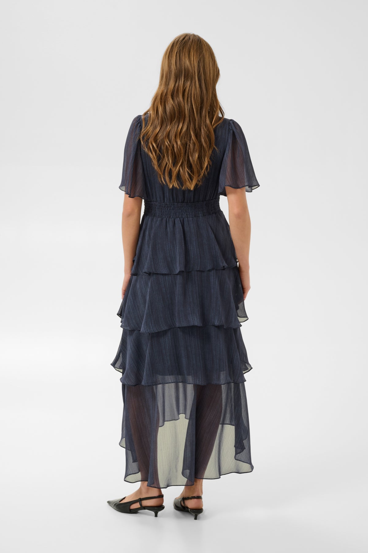 Kaffe Clothing KAlouisa Dress Blue Blurry Stripes