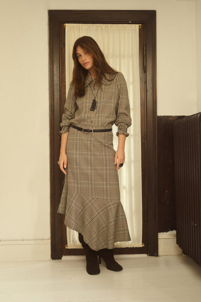 Culture CUbirsen Shirt Black Check