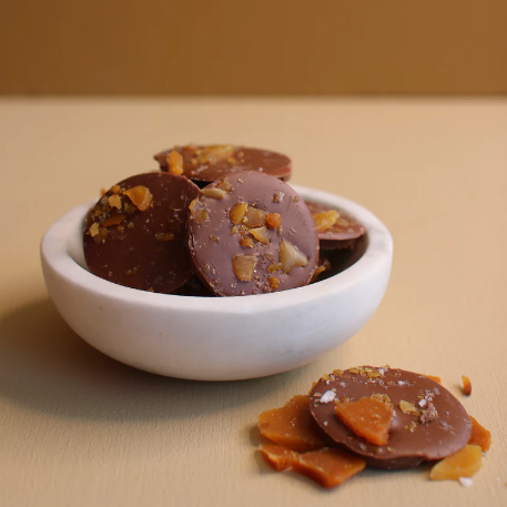 SMELT Sjokolade Pletter av melkesjokolade med honey comb-karamell