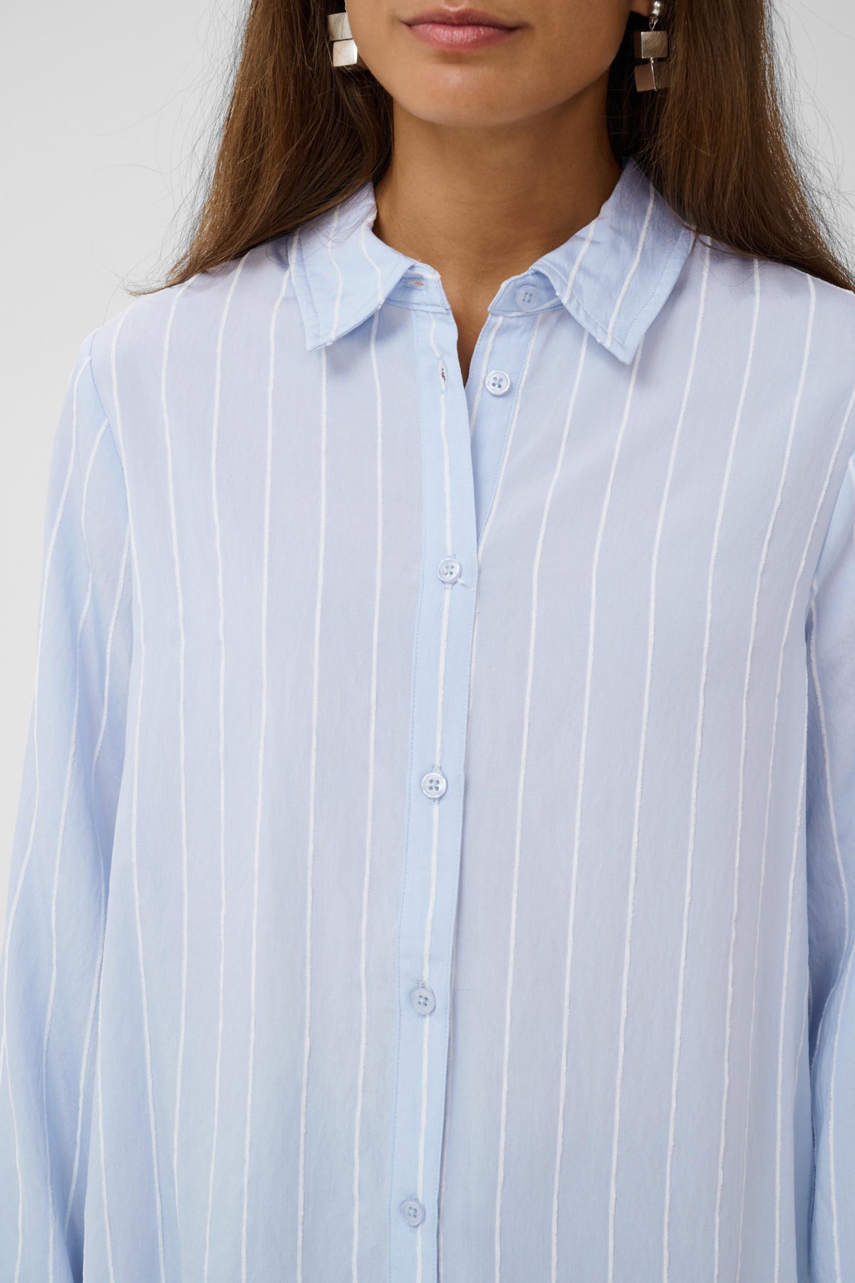 Culture CUarin Shirt Blue/White Stripe