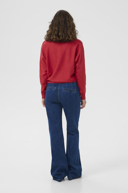 Culture CUannemarie Batwing Jumper Chili Pepper Melange