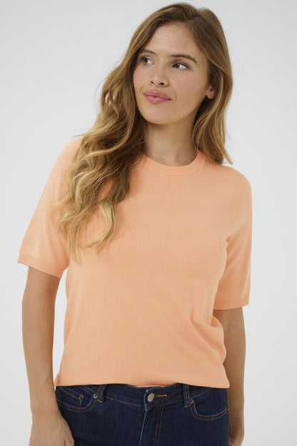 Kaffe Clothing KAlizza O-Neck Pullover Peach Nectar