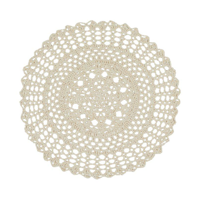 Fondaco Britta Dekkebrikke Offwhite Ø:38 Cm