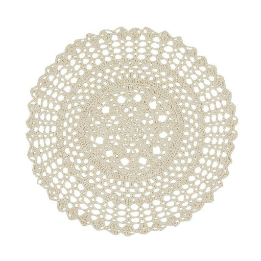 Fondaco Britta Dekkebrikke Offwhite Ø:38 Cm